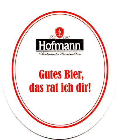 gutenstetten nea-by hofmann sprche 2b (oval225-gutes bier-schwarzrot)